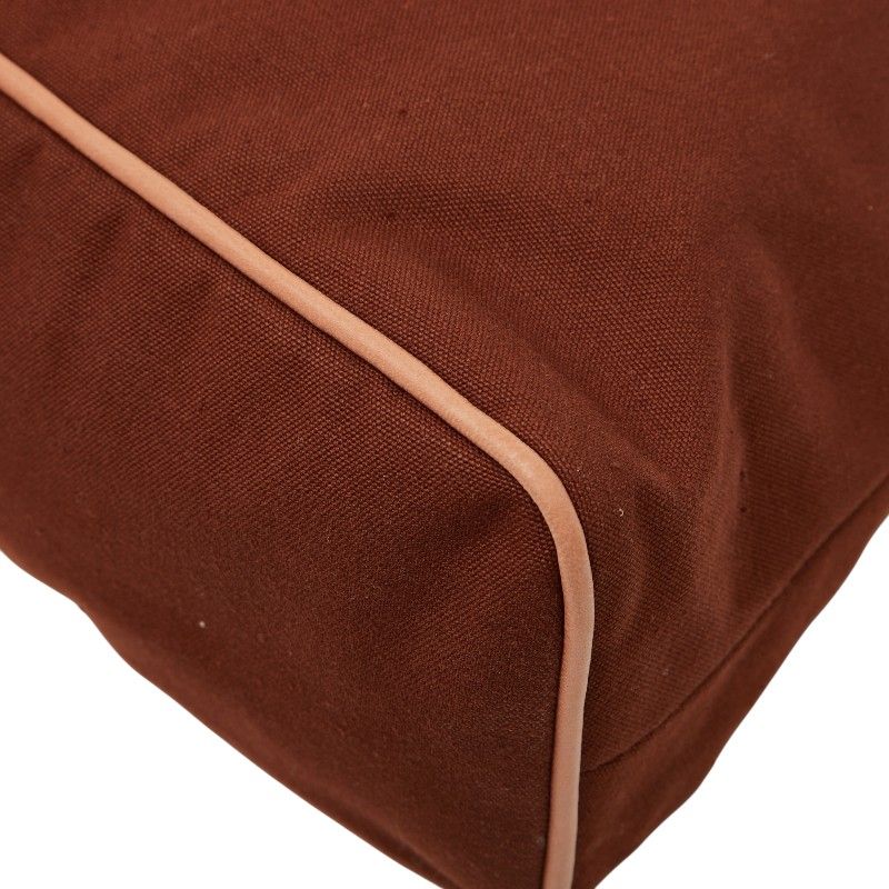 Hermes Bolide Pouch GM Brown Cotton — view 6