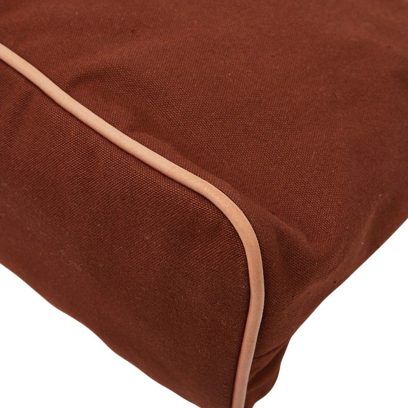 Hermes Bolide Pouch GM Brown Cotton — view 4