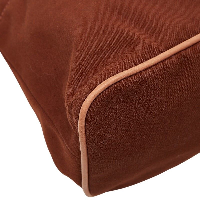 Hermes Bolide Pouch GM Brown Cotton — view 7