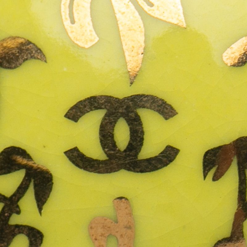Chanel Coco Mark Light Green Gold Plated — view 4