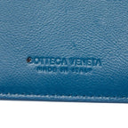 Bottega Veneta Maxi Card Case Pass Blue Leather — view 8