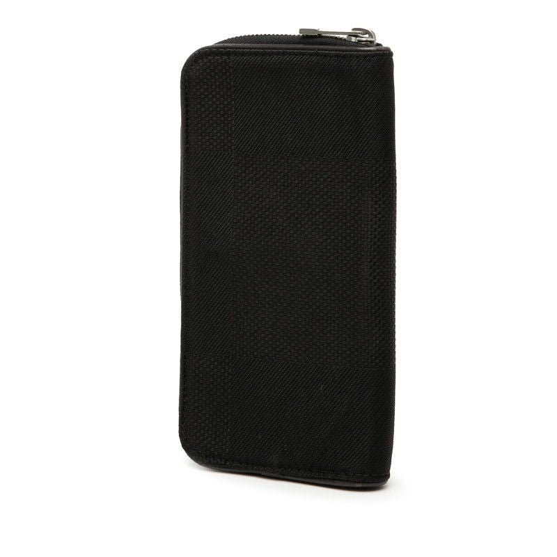 Louis Vuitton Damier Jean Ron Gippe Round Zipper Long Wallet Noir Black — view 2