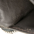Louis Vuitton Damier Jean Ron Gippe Round Zipper Long Wallet Noir Black — view 7
