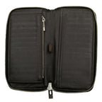 Louis Vuitton Damier Jean Ron Gippe Round Zipper Long Wallet Noir Black — view 4