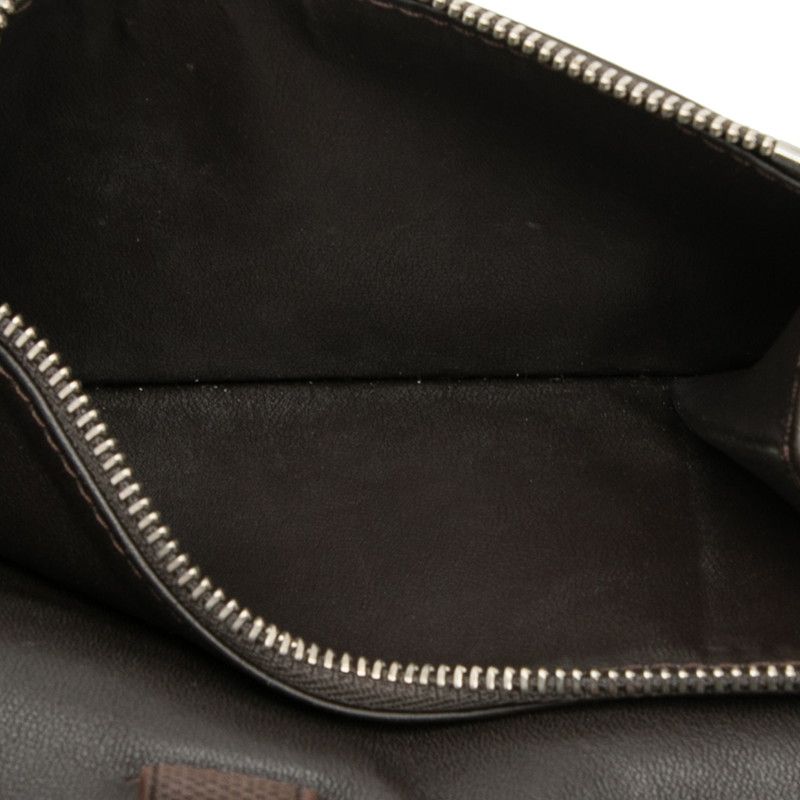 Louis Vuitton Damier Jean Ron Gippe Round Zipper Long Wallet Noir Black — view 5