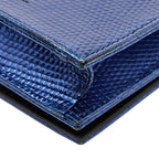 Dior Chain Bag Blue Leather — view 6