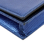 Dior Chain Bag Blue Leather — view 5