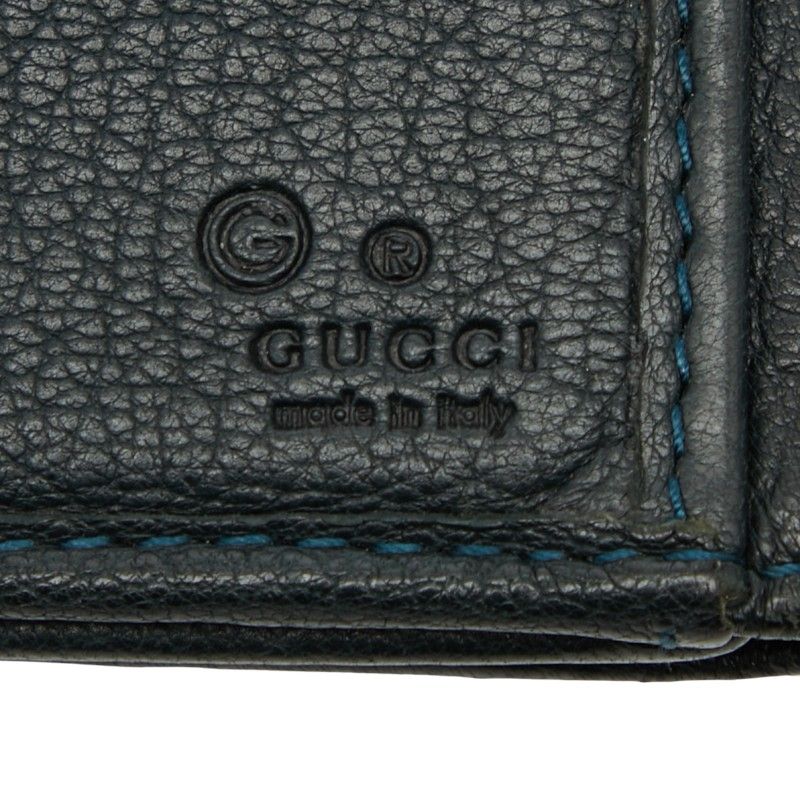 Gucci G Navy Leather — view 7