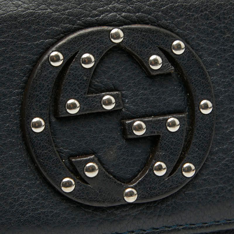 Gucci G Navy Leather — view 4