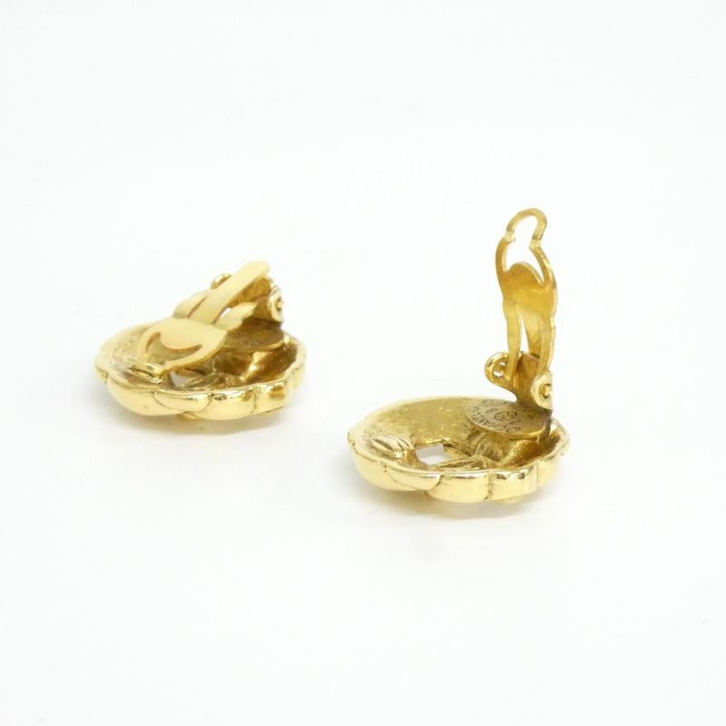 Chanel Classic Gold Earrings — view 5