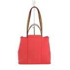 Hermes Cabas UK PM 2-Way Toile Officier Canvas Tote Bag Red — view 2