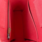 Hermes Cabas UK PM 2-Way Toile Officier Canvas Tote Bag Red — view 6