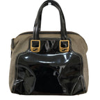 Fendi Chameleon Patent Leather Handbag 8 Black — view 7