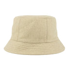 Hermes Cashmere Calvi Serie Button Bucket Hat N Size 56 Beige — view 2