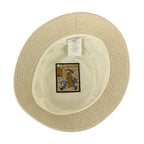 Hermes Cashmere Calvi Serie Button Bucket Hat N Size 56 Beige — view 8
