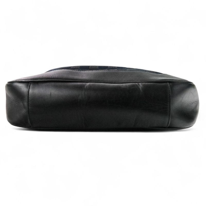 Gucci Bamboo GG Canvas 2-Way Handbag One Shoulder Bag 4058 Black Men — view 4