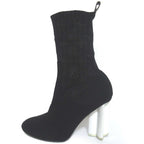 Louis Vuitton Silhouette Line Knit Ankle Boots Short Size 34 — view 2