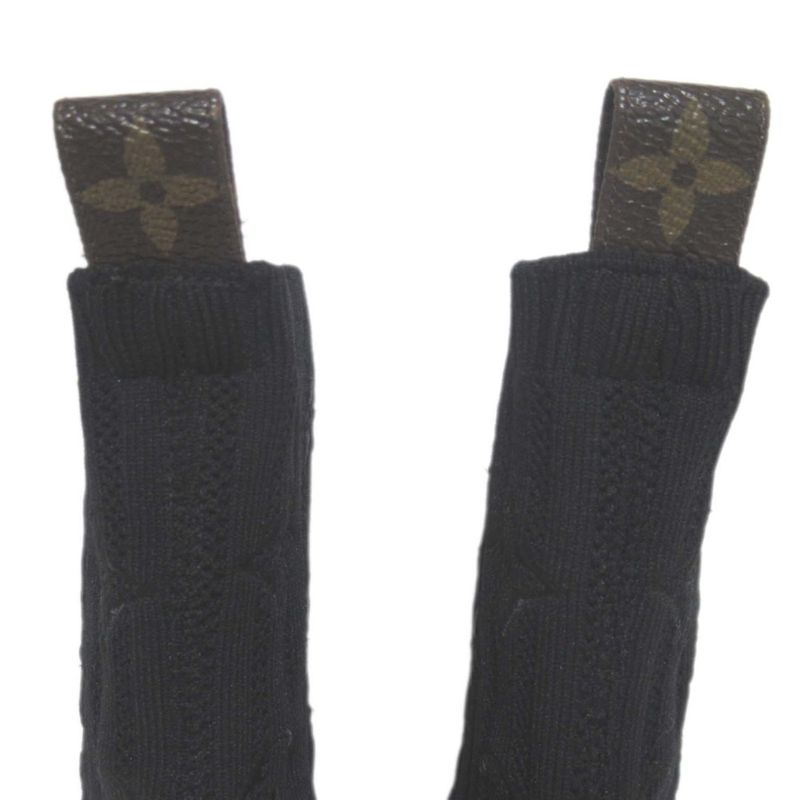 Louis Vuitton Silhouette Line Knit Ankle Boots Short Size 34 — view 4