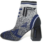 Prada Knit Sock Boots Ankle Short Size 36.5 Black — view 2