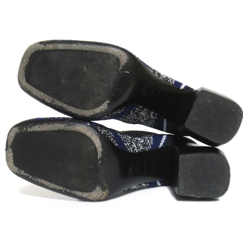 Prada Knit Sock Boots Ankle Short Size 36.5 Black — view 8