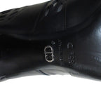 Christian Dior Tattoo Cutwork Open Toe Leather Booties Sandals 35 1/2 D Equivalen — view 9