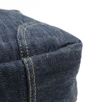 Chanel Sparkling Denim Shoulder Bag Messenger Indigo Blue — view 8