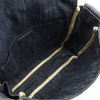Chanel Sparkling Denim Shoulder Bag Messenger Indigo Blue — view 6