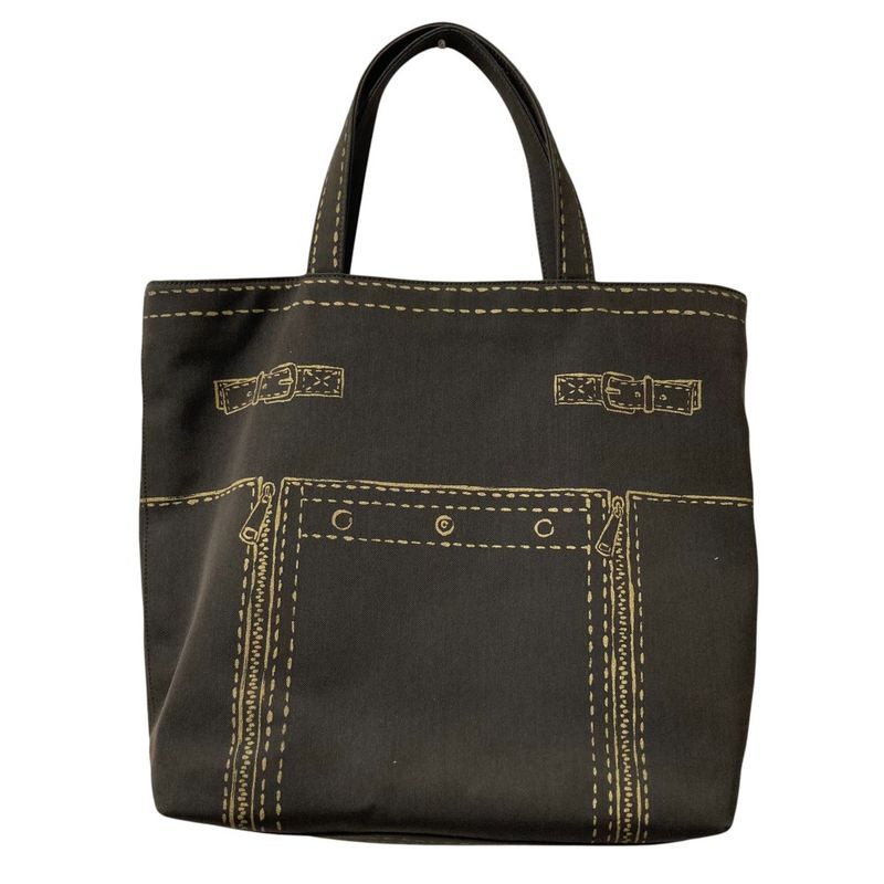 Yves Saint Laurent Rive Gauche Canvas Tote — view 2