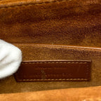 Saint Laurent Paris Belle Chasse Shoulder Bag Logo Leather Canvas — view 7