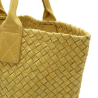 Bottega Veneta Intrecciato Cabas PM Tote Bag Leather Yellow — view 6