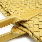 Bottega Veneta Intrecciato Cabas PM Tote Bag Leather Yellow — view 5