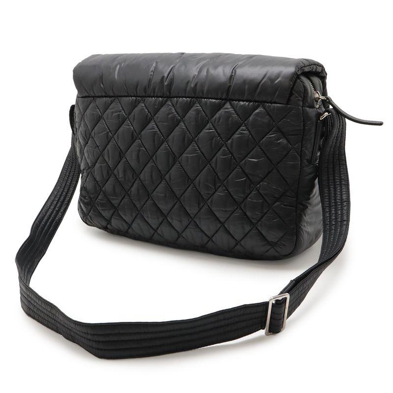 Chanel Coco Cocoon Shoulder Bag Messenger Crossbody Quilted Nylon — view 2