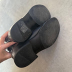 Bottega Veneta Intrecciato Long Boots Leather Dark Navy 35 1 2 — view 9