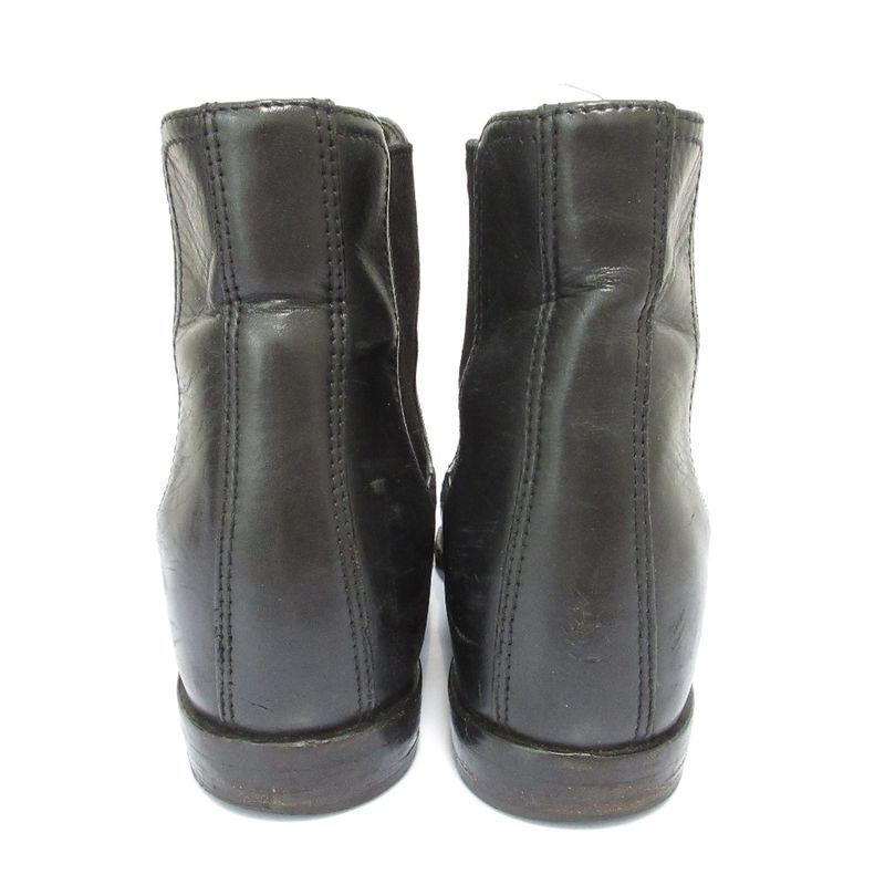 Prada Leather Side Gore Chelsea Boots Short Size 39 — view 4
