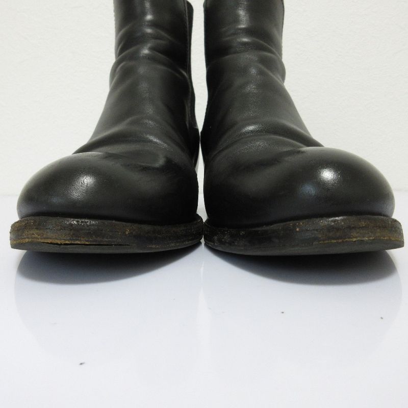 Prada Leather Side Gore Chelsea Boots Short Size 39 — view 8