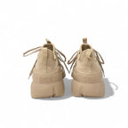 Christian Dior D-connect Sneakers Shoes Rubber Fabric Leather Pink Beige Logo — view 5
