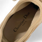 Christian Dior D-connect Sneakers Shoes Rubber Fabric Leather Pink Beige Logo — view 7