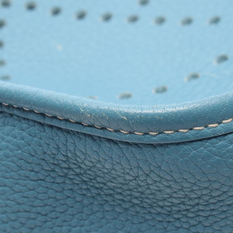 Hermes Shoulder Bag Evelyne 3 Trois PM Blue Jean Other — view 7