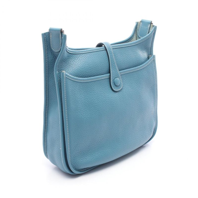 Hermes Shoulder Bag Evelyne 3 Trois PM Blue Jean Other — view 2