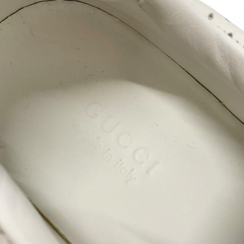 Gucci Sneakers Shoes Leather White GG Embossed Interlocking G Logo — view 7