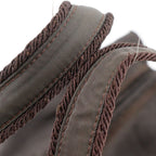 Prada Beaded Logo B3763 Nylon Brown Handbag — view 5