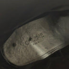 Celine Boots Short Shoes Leather Black Bulky Buckle — view 7