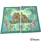 Hermes Pareo Shawl Cotton Jungle Love Aq2630 — view 2
