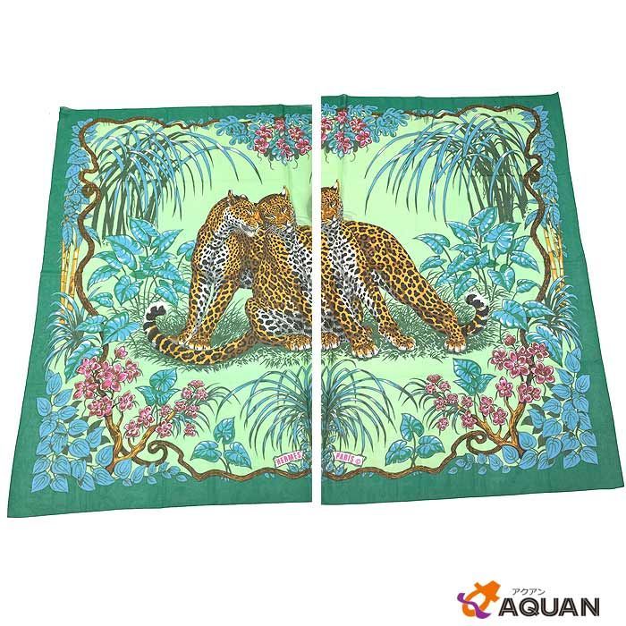 Hermes Pareo Shawl Cotton Jungle Love Aq2630 — view 2