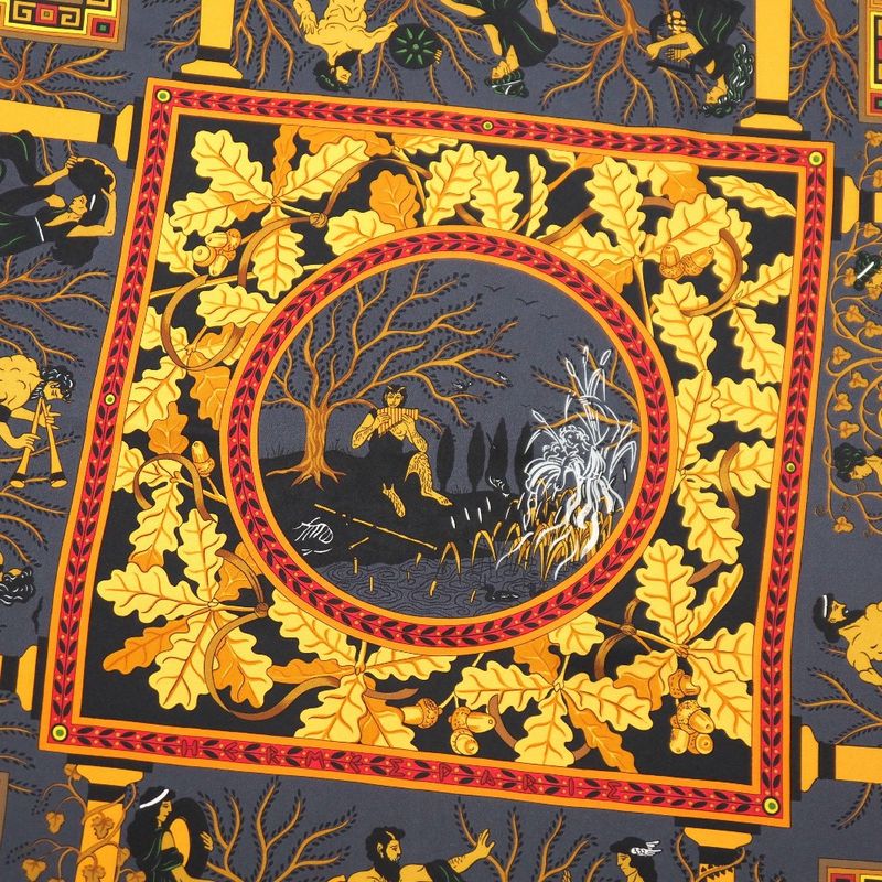 Hermes Musique DES Dieux Music OF THE GODS Scarf Carre 90 — view 3