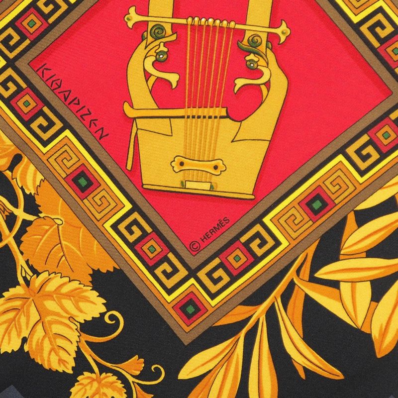 Hermes Musique DES Dieux Music OF THE GODS Scarf Carre 90 — view 5