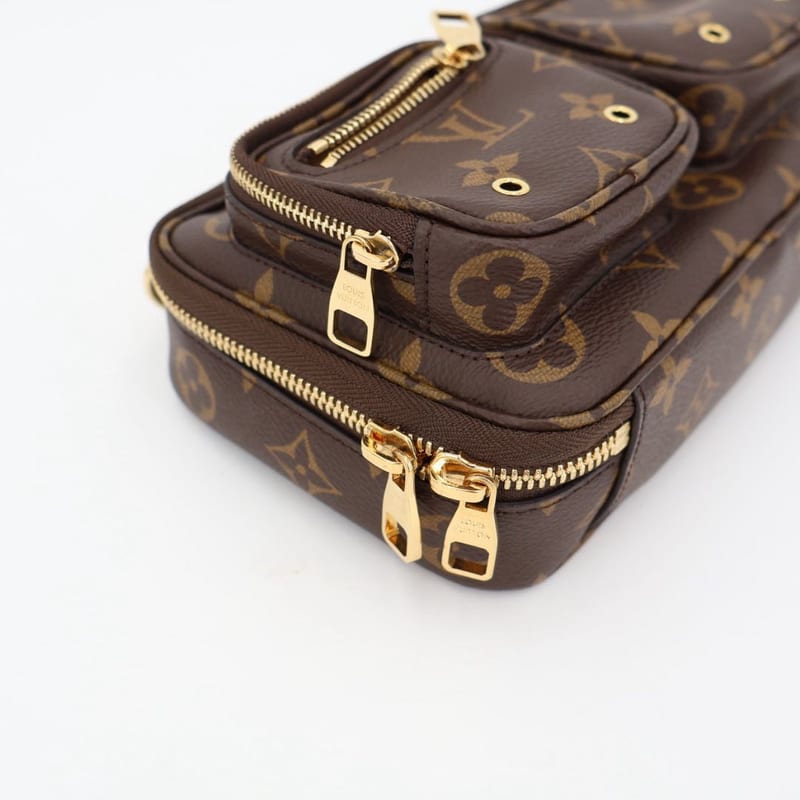 Louis Vuitton Utility Crossbody Bag Leather Monogram — view 3