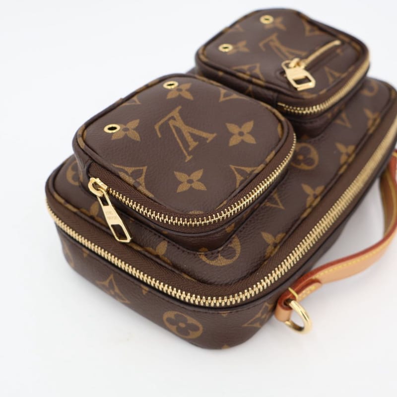 Louis Vuitton Utility Crossbody Bag Leather Monogram — view 9
