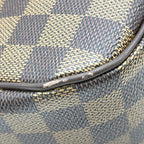 Louis Vuitton Vallioli PM Tote Bag Damier Ebene Brown Gold Hardware — view 9