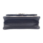 Chanel Mini Quilted Chain Clutch Ap3560 Shoulder Bag Lambskin Black Beige — view 7